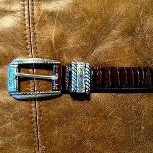 Brighton Brown Leather Belt